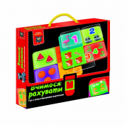 Гра розвиваюча з пластиковими картками Вчимося рахувати